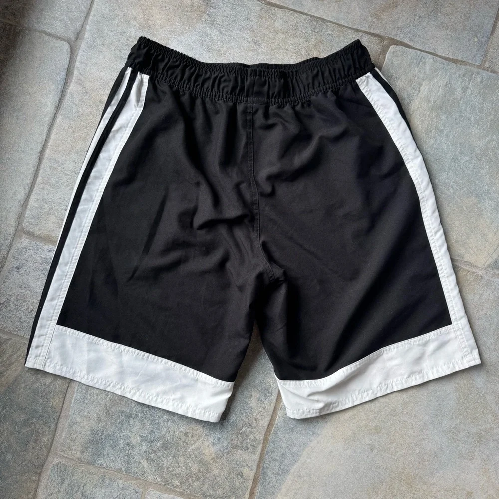 Adidas Amped Volley 2.0 Men's Black and‎ White Shorts Medium
